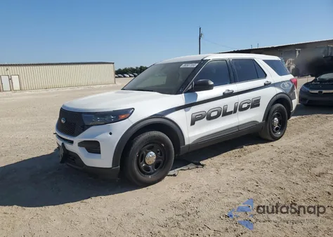 2023 Ford Explorer Police Interceptor из США, поврежденный, VIN 1FM5K8AB8PGC01267